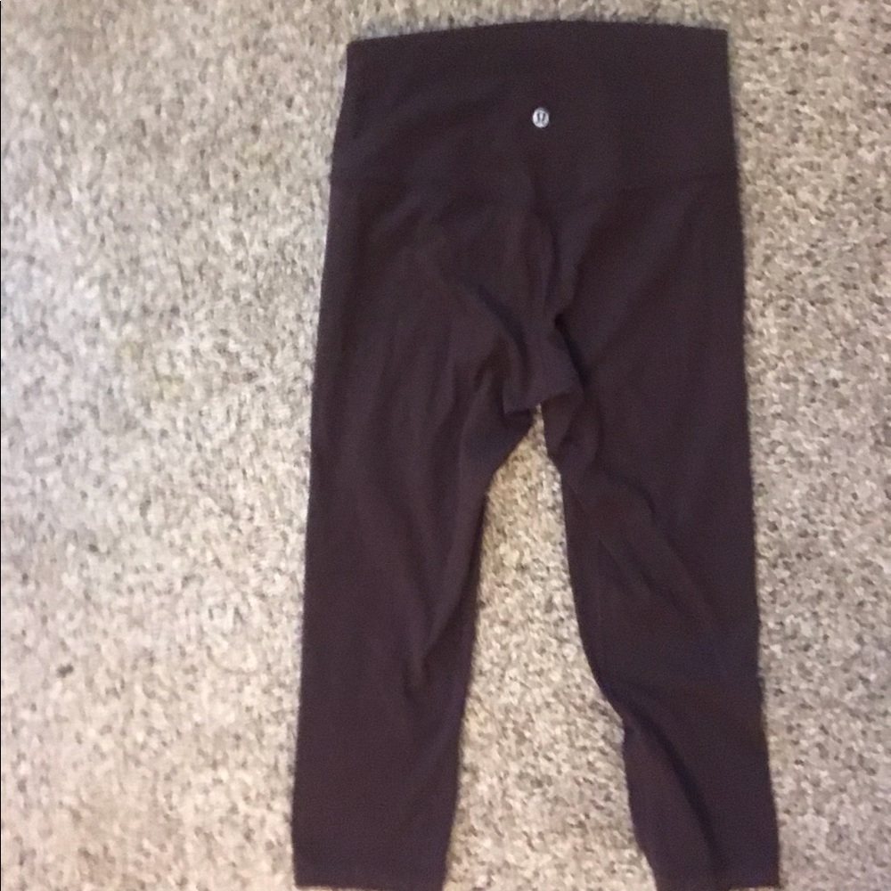 Chocolate brown align leggings